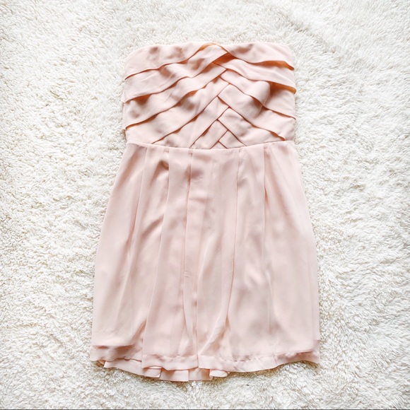 Express Dresses & Skirts - Express Dress Strapless Blush/Light Pink
